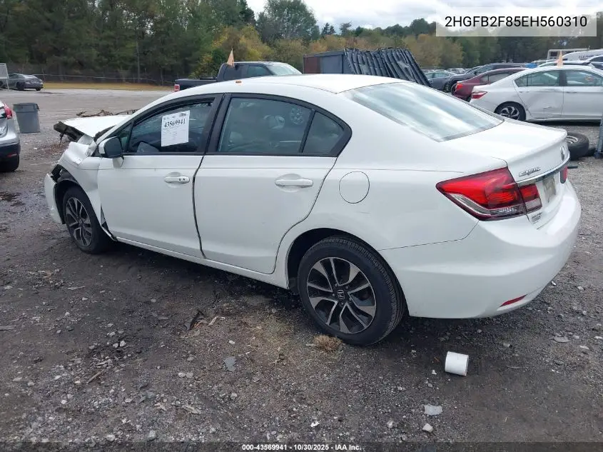 2HGFB2F85EH560310 2014 Honda Civic Ex