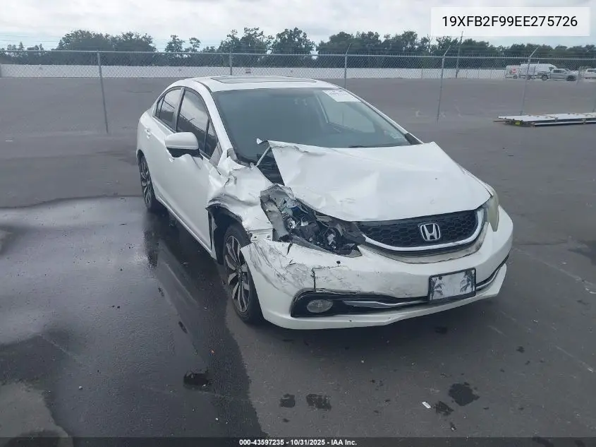 19XFB2F99EE275726 2014 Honda Civic Ex-L