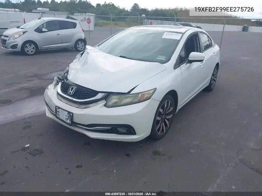 19XFB2F99EE275726 2014 Honda Civic Ex-L