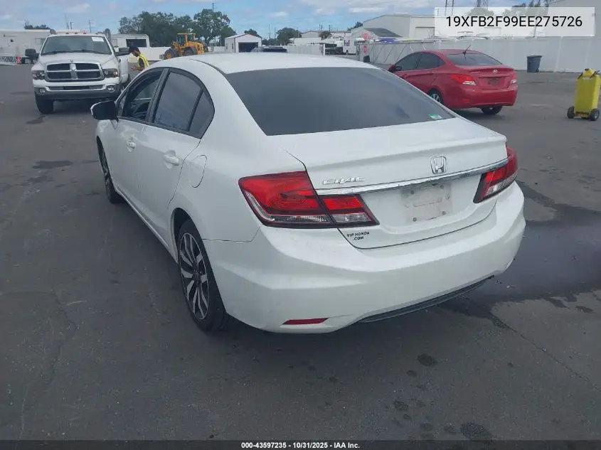 19XFB2F99EE275726 2014 Honda Civic Ex-L