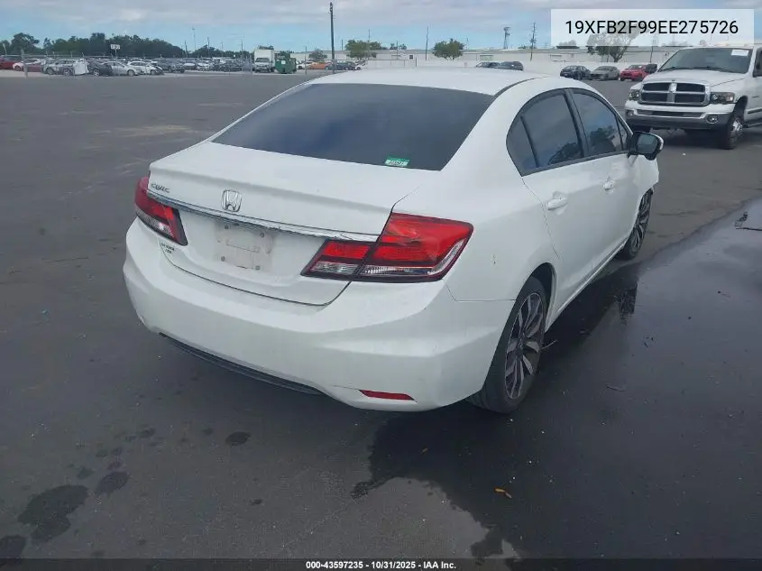 19XFB2F99EE275726 2014 Honda Civic Ex-L