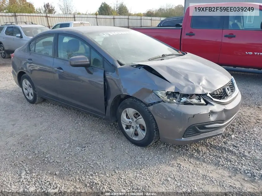 19XFB2F59EE039249 2014 Honda Civic Lx