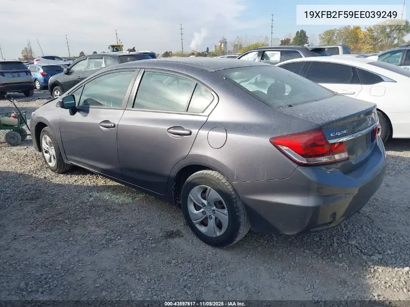 19XFB2F59EE039249 2014 Honda Civic Lx