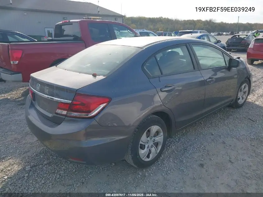19XFB2F59EE039249 2014 Honda Civic Lx
