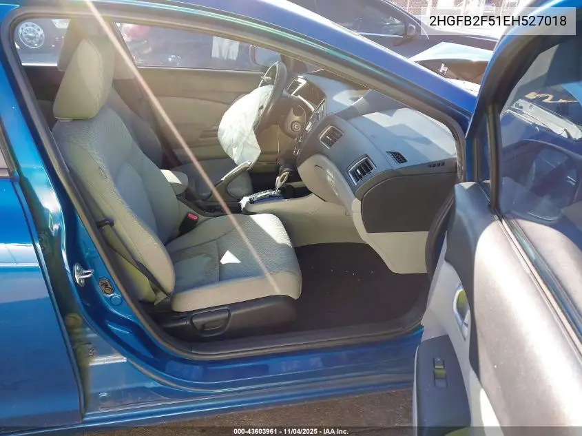 2HGFB2F51EH527018 2014 Honda Civic Lx