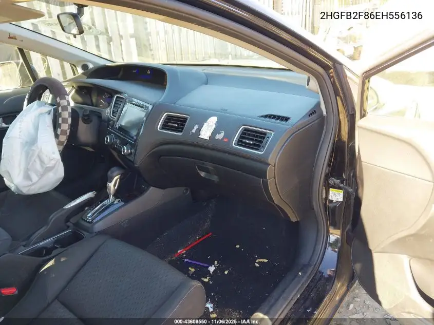 2HGFB2F86EH556136 2014 Honda Civic Ex