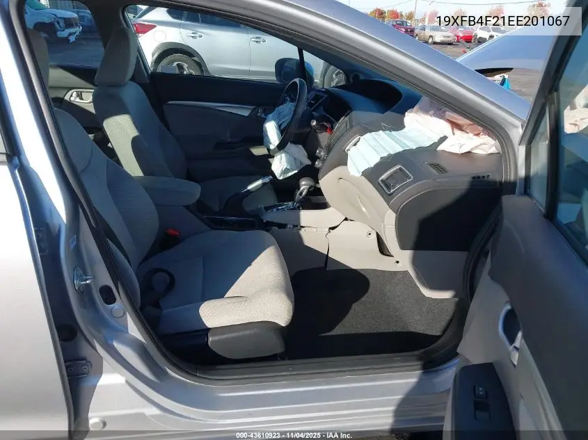 19XFB4F21EE201067 2014 Honda Civic Hybrid