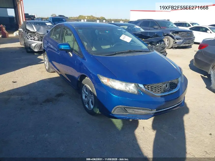19XFB2F55EE271668 2014 Honda Civic Lx