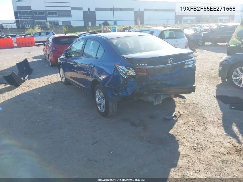 19XFB2F55EE271668 2014 Honda Civic Lx