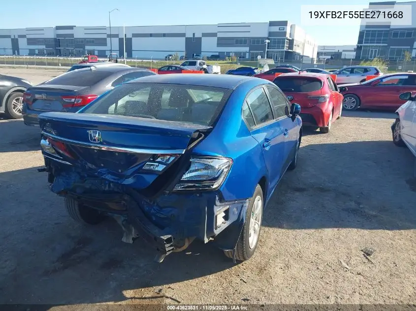 19XFB2F55EE271668 2014 Honda Civic Lx