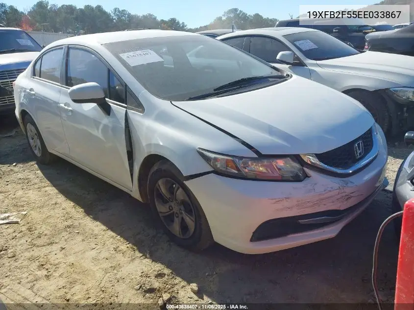 19XFB2F55EE033867 2014 Honda Civic Lx