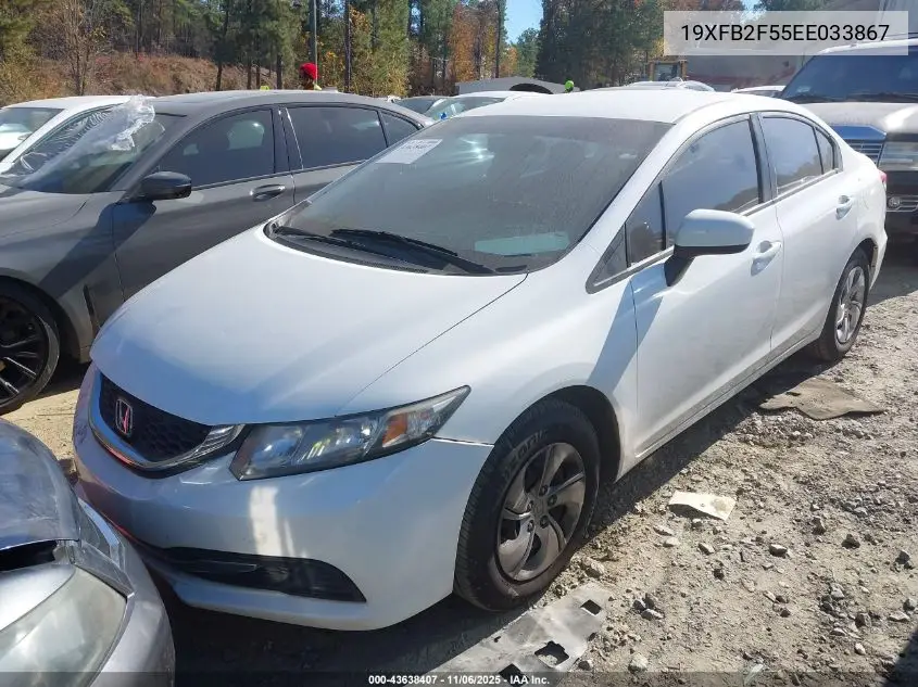 19XFB2F55EE033867 2014 Honda Civic Lx