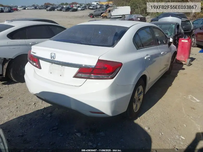 19XFB2F55EE033867 2014 Honda Civic Lx