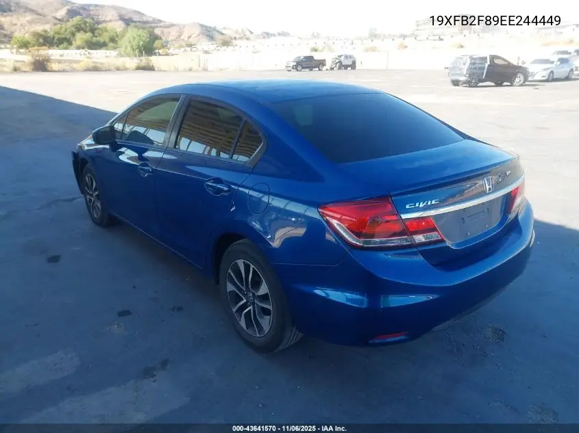 19XFB2F89EE244449 2014 Honda Civic Ex