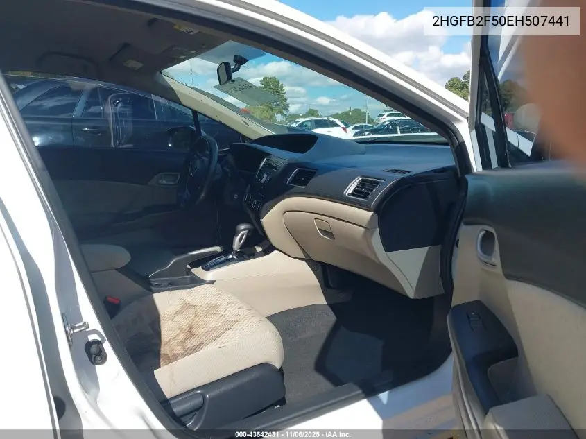 2HGFB2F50EH507441 2014 Honda Civic Lx