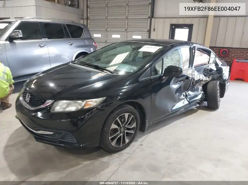 19XFB2F86EE004047 2014 Honda Civic Ex