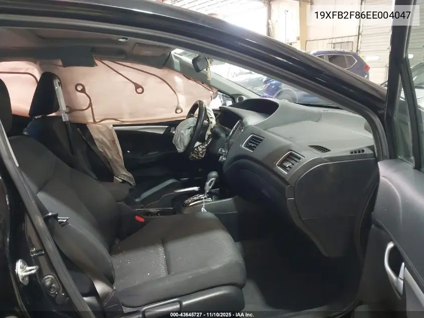 19XFB2F86EE004047 2014 Honda Civic Ex