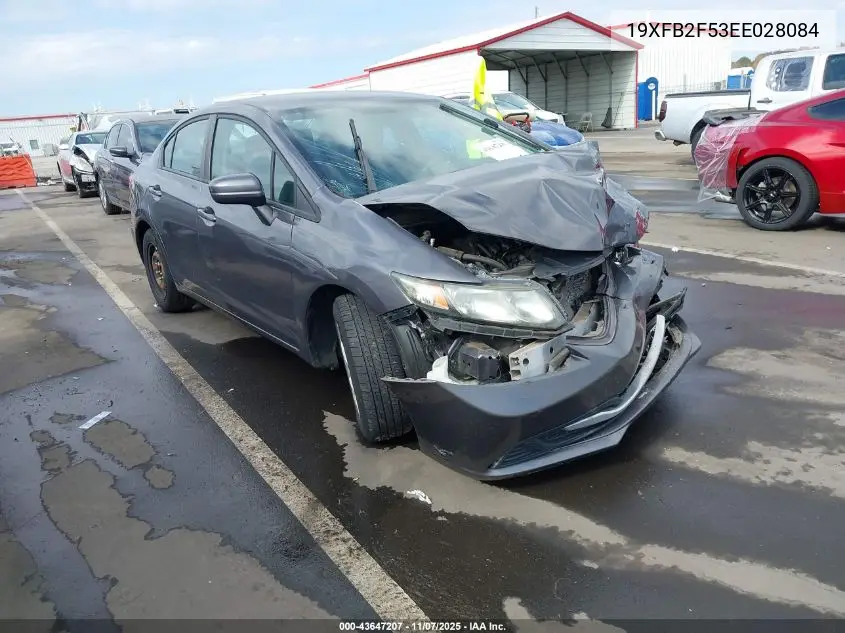 19XFB2F53EE028084 2014 Honda Civic Lx