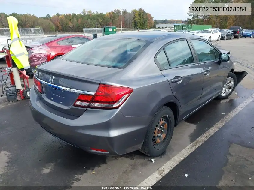 19XFB2F53EE028084 2014 Honda Civic Lx
