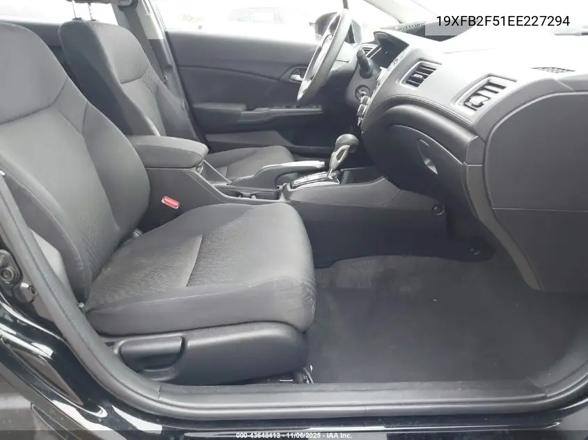 19XFB2F51EE227294 2014 Honda Civic Lx
