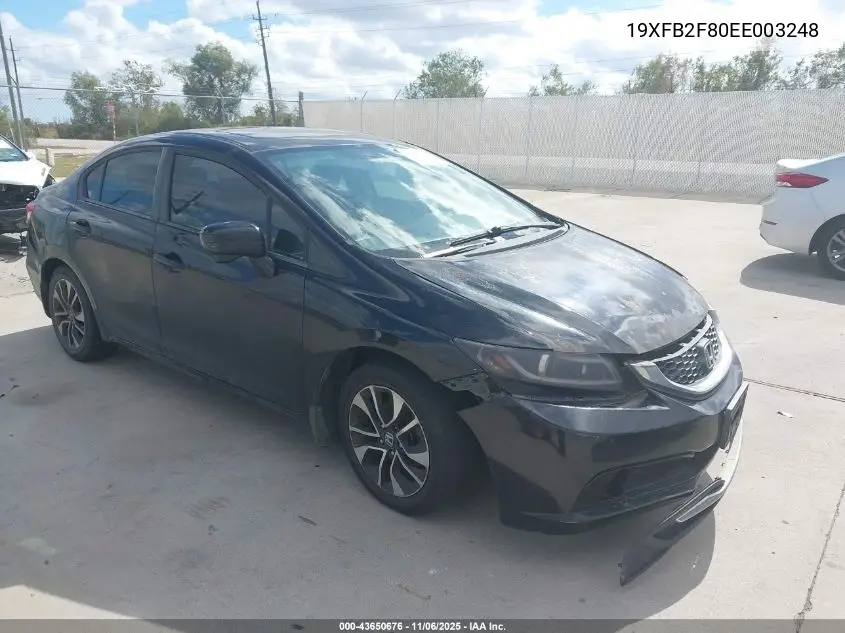 19XFB2F80EE003248 2014 Honda Civic Ex