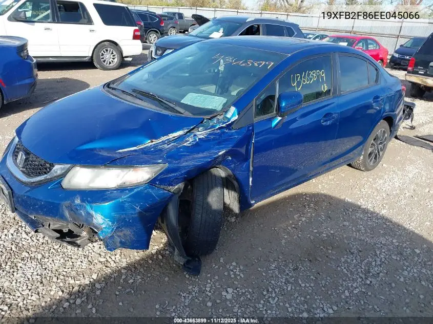19XFB2F86EE045066 2014 Honda Civic Ex