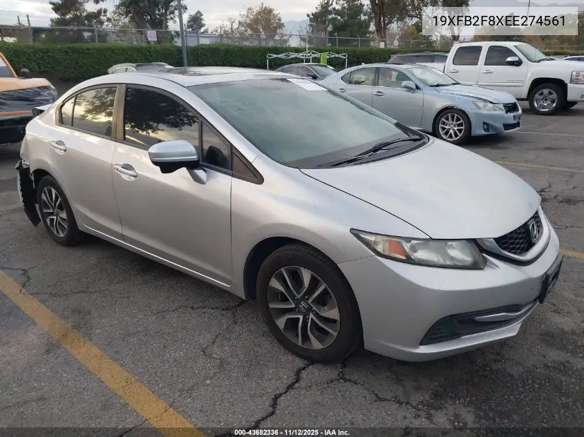 19XFB2F8XEE274561 2014 Honda Civic Ex