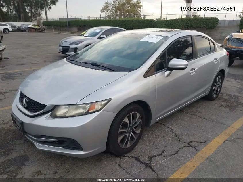 19XFB2F8XEE274561 2014 Honda Civic Ex