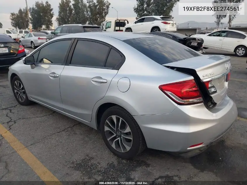 19XFB2F8XEE274561 2014 Honda Civic Ex