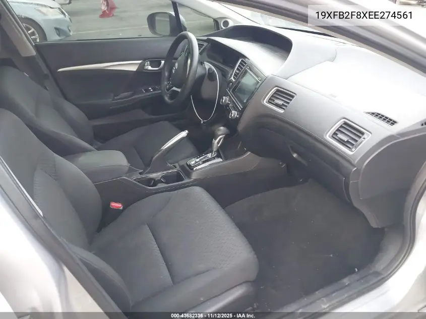 19XFB2F8XEE274561 2014 Honda Civic Ex