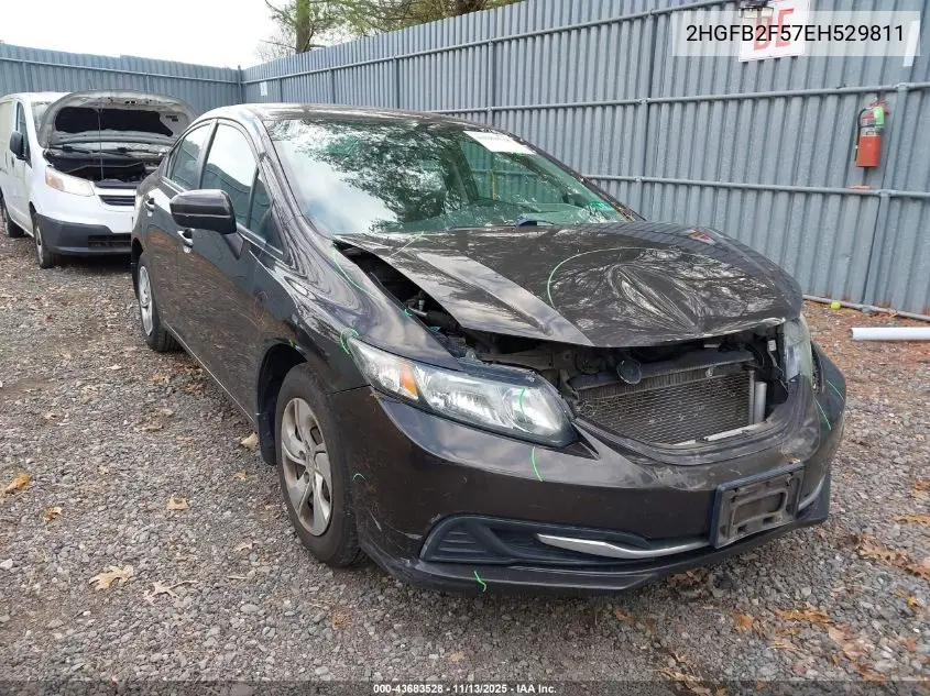 2HGFB2F57EH529811 2014 Honda Civic Lx
