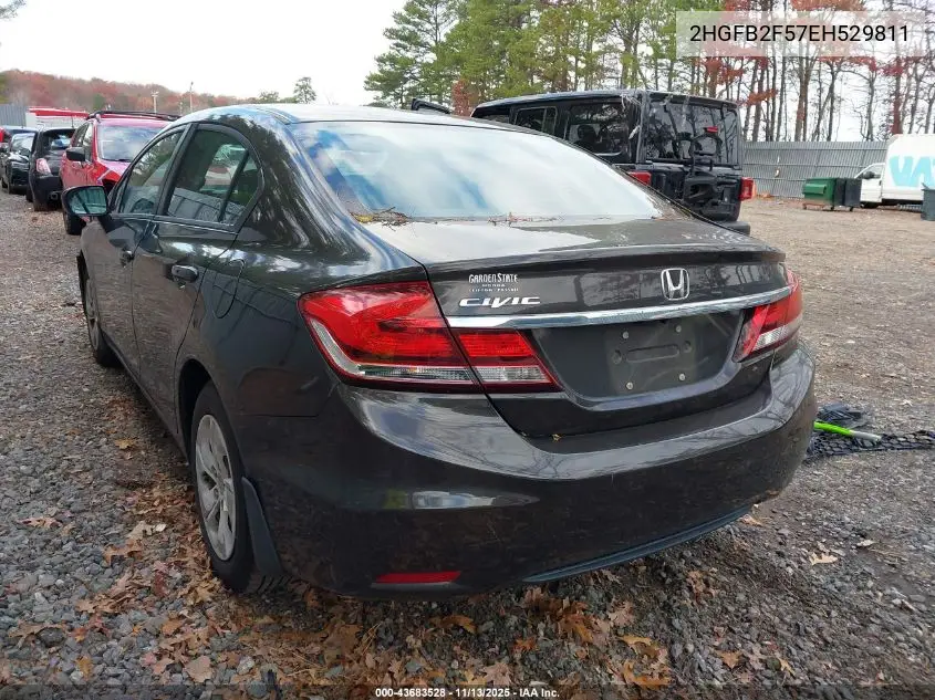 2HGFB2F57EH529811 2014 Honda Civic Lx