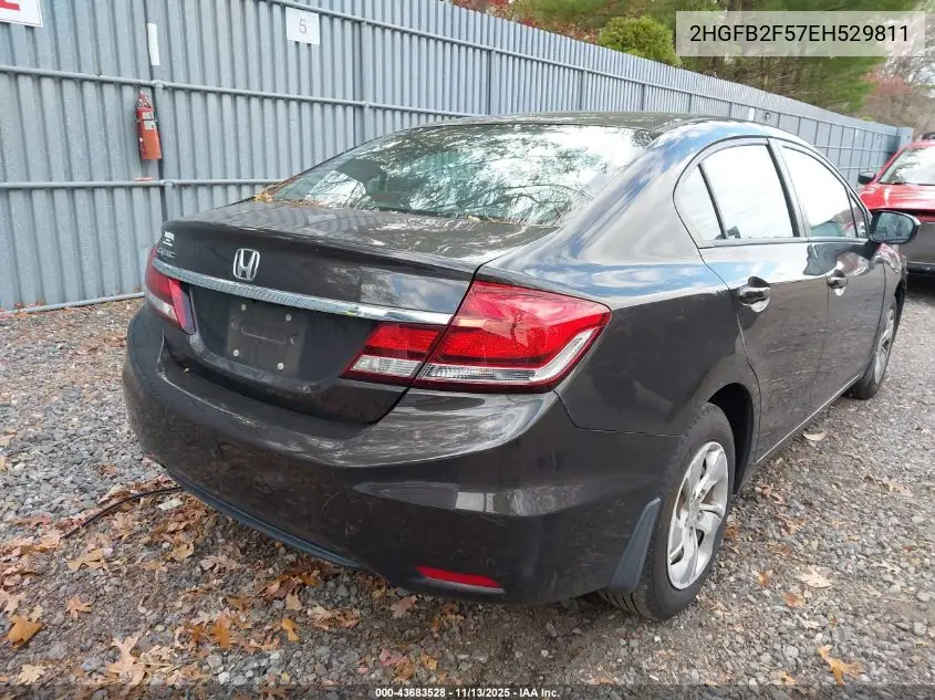 2HGFB2F57EH529811 2014 Honda Civic Lx