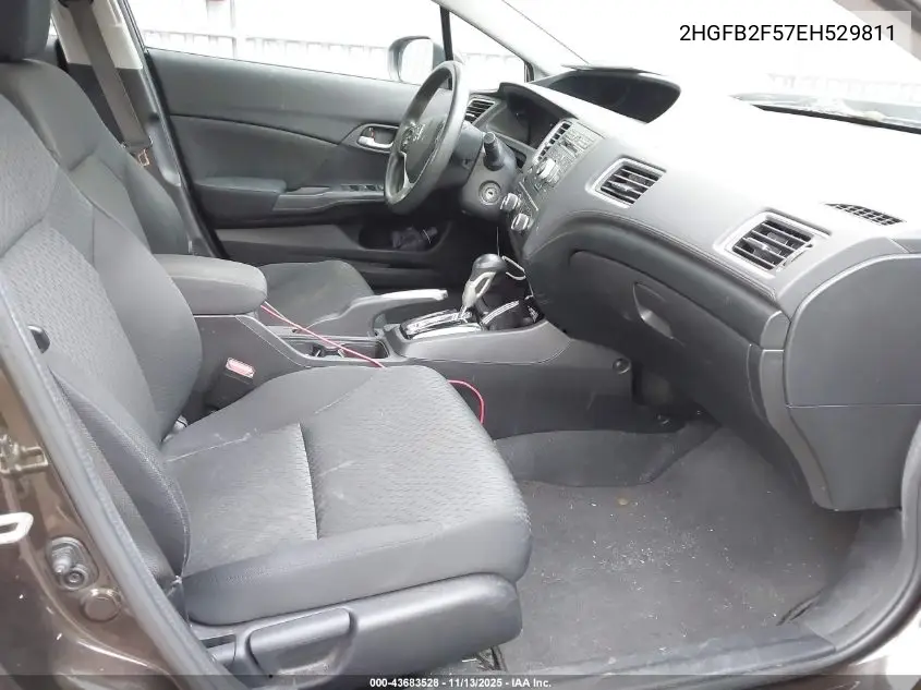 2HGFB2F57EH529811 2014 Honda Civic Lx