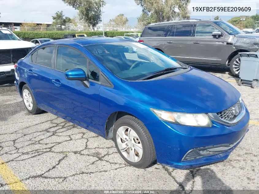 19XFB2F59EE209609 2014 Honda Civic Lx