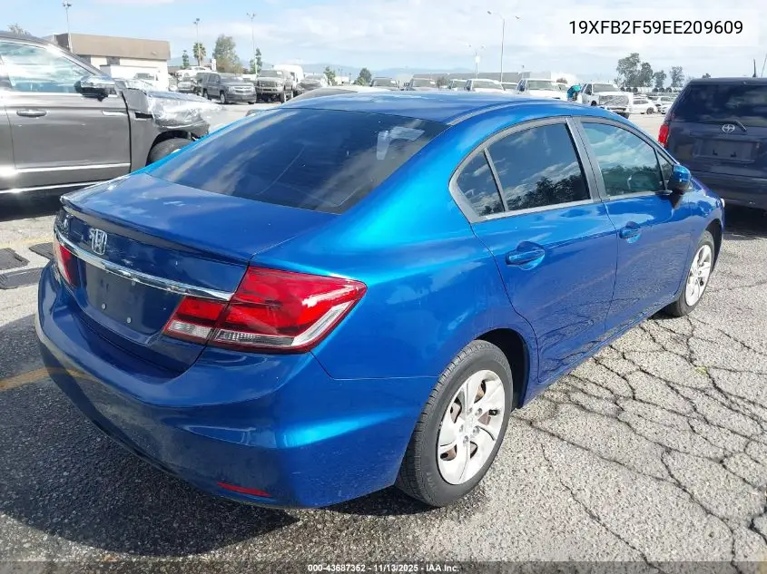 19XFB2F59EE209609 2014 Honda Civic Lx