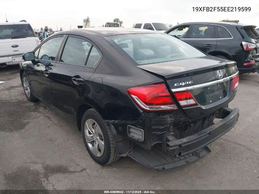 19XFB2F55EE219599 2014 Honda Civic Lx