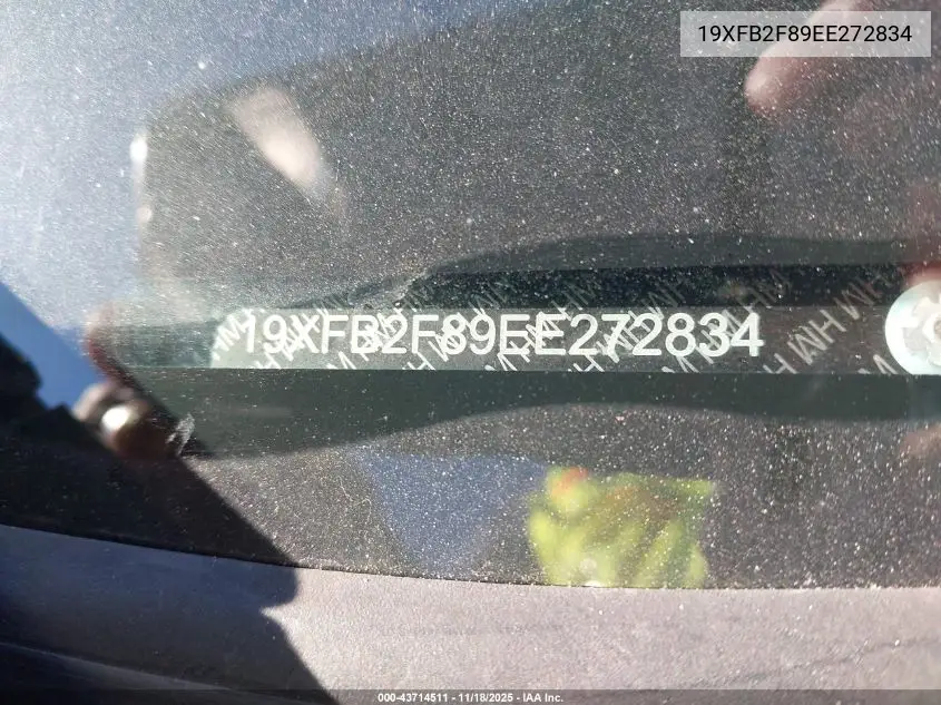 19XFB2F89EE272834 2014 Honda Civic Ex