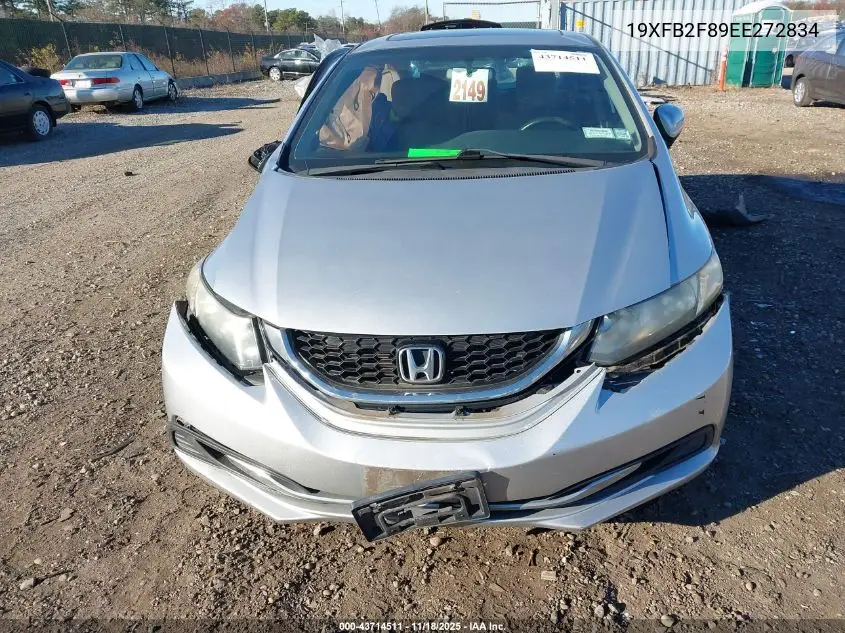19XFB2F89EE272834 2014 Honda Civic Ex