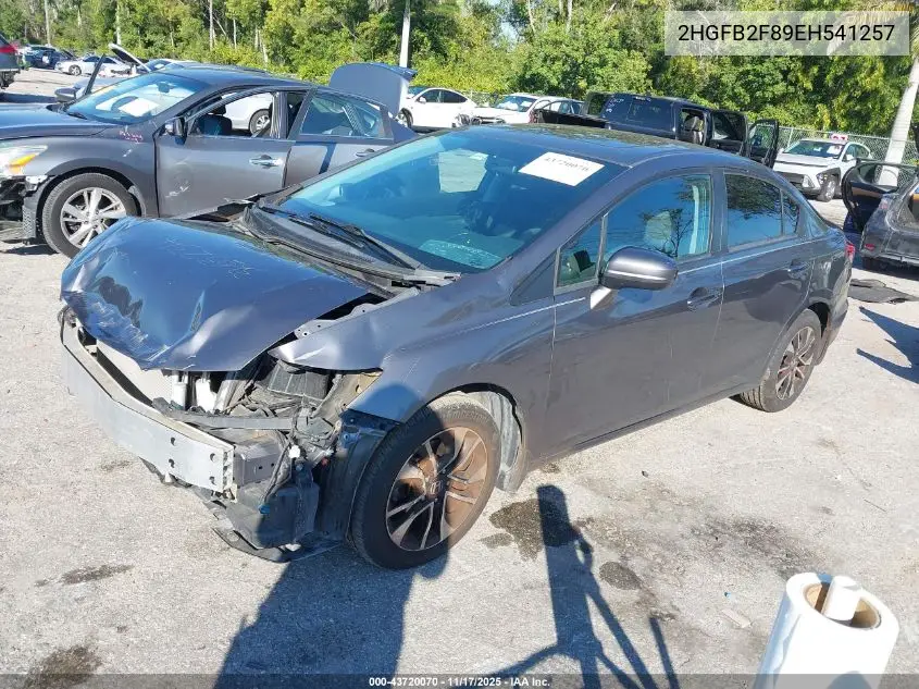 2HGFB2F89EH541257 2014 Honda Civic Ex