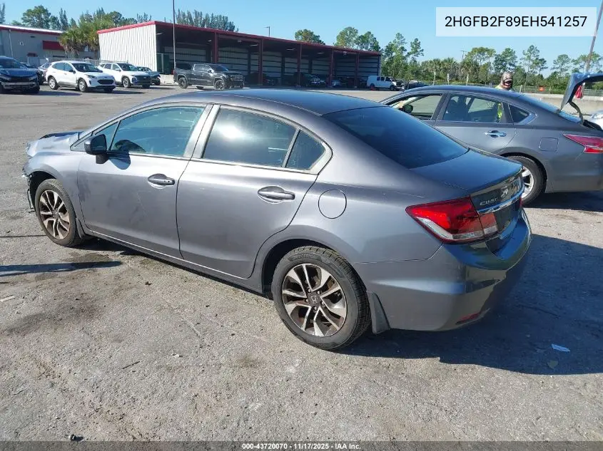 2HGFB2F89EH541257 2014 Honda Civic Ex