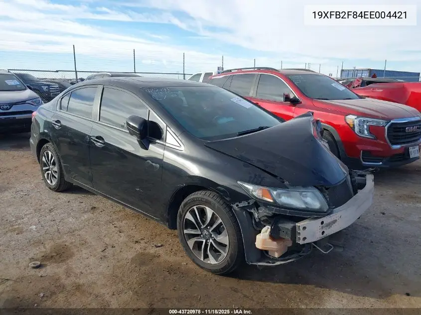 19XFB2F84EE004421 2014 Honda Civic Ex