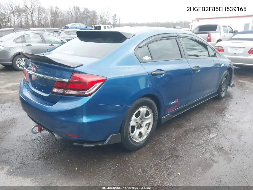 2HGFB2F85EH539165 2014 Honda Civic Ex