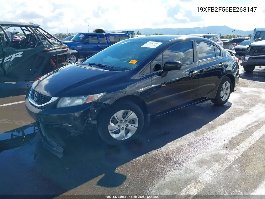 19XFB2F56EE268147 2014 Honda Civic Lx