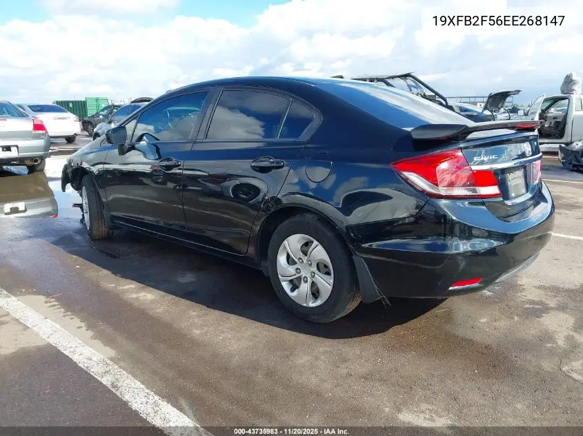 19XFB2F56EE268147 2014 Honda Civic Lx