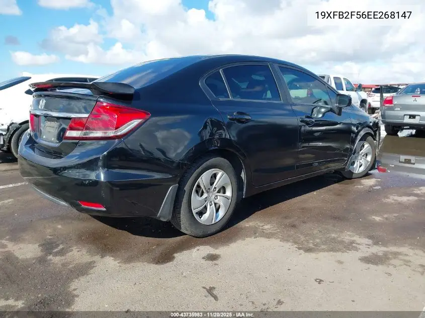 19XFB2F56EE268147 2014 Honda Civic Lx