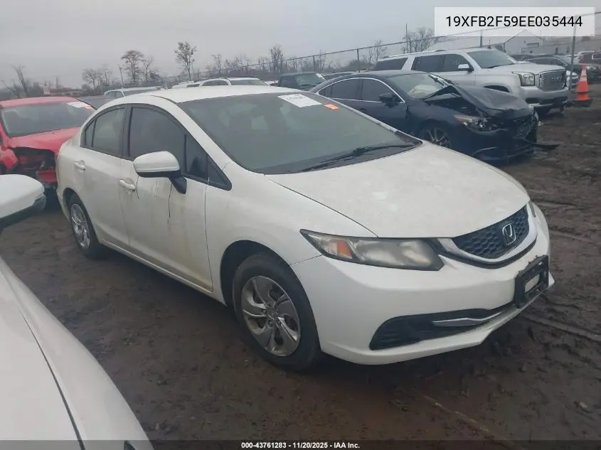 19XFB2F59EE035444 2014 Honda Civic Lx