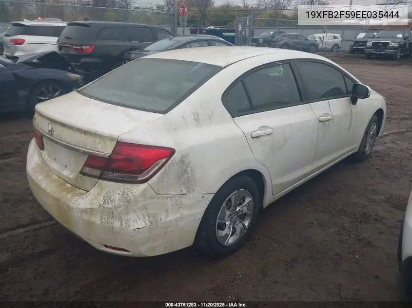 19XFB2F59EE035444 2014 Honda Civic Lx