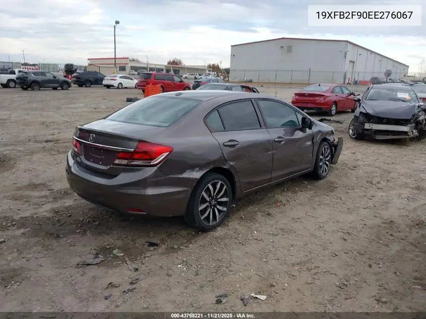 19XFB2F90EE276067 2014 Honda Civic Ex-L