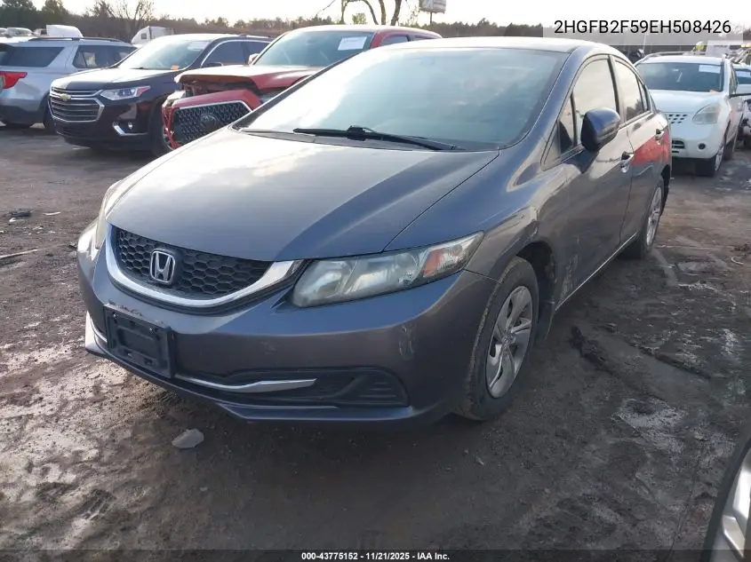 2HGFB2F59EH508426 2014 Honda Civic Lx